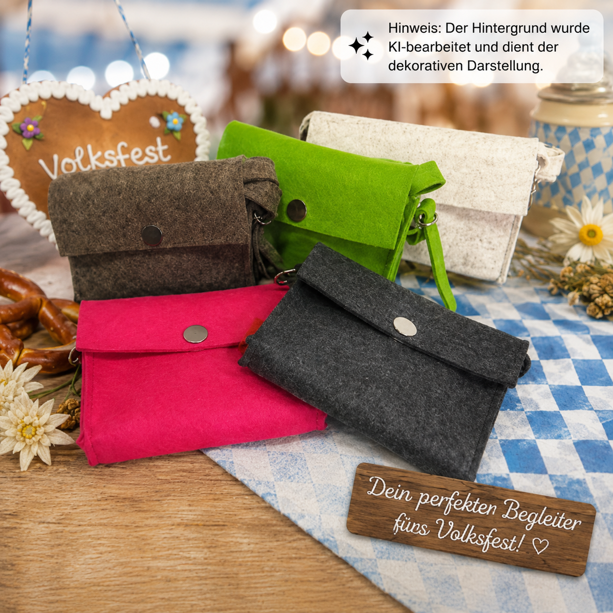 Dirndltasche - Filztasche