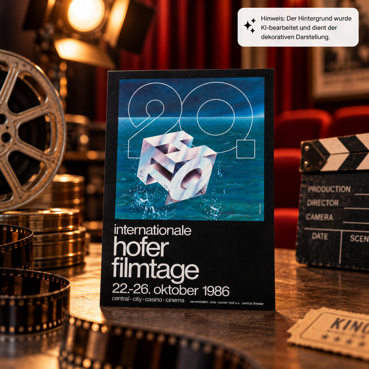 Postkarte Filmtage Jubiläum 20 Jahre