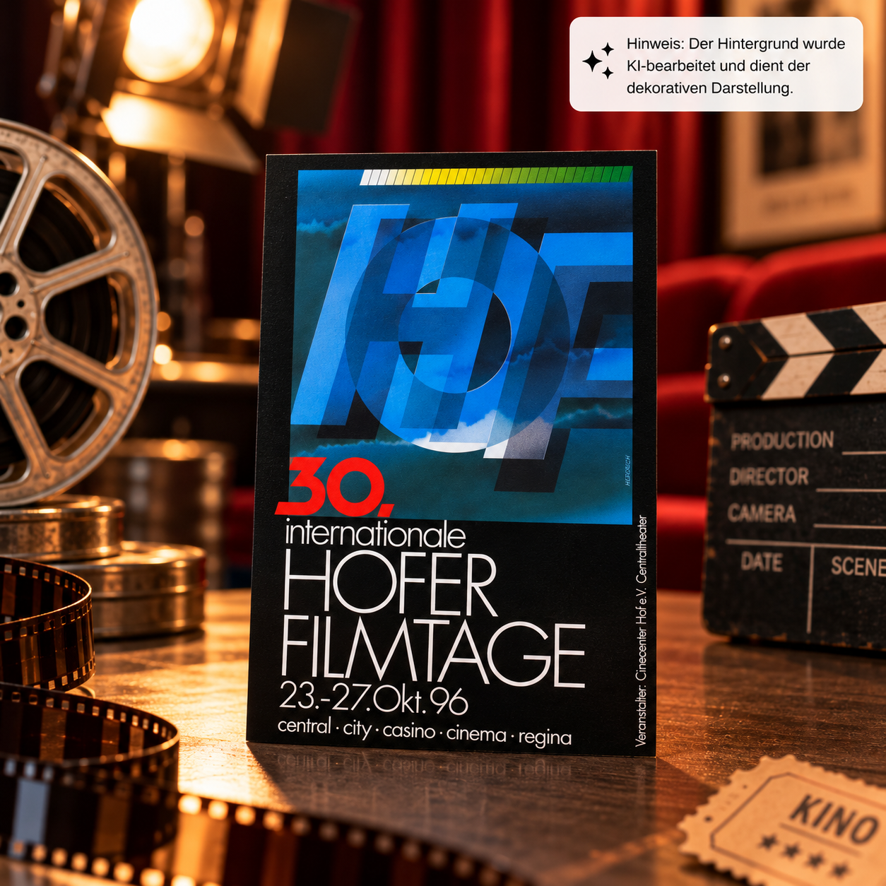 Postkarte Filmtage Jubiläum 30 Jahre