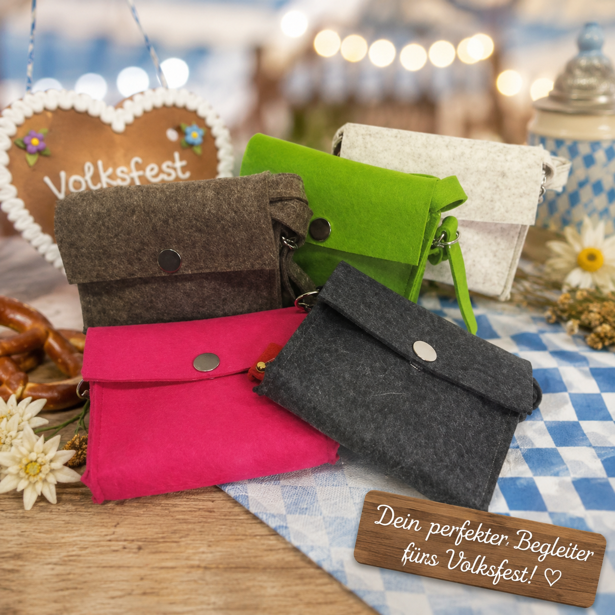 Dirndltasche - Filztasche