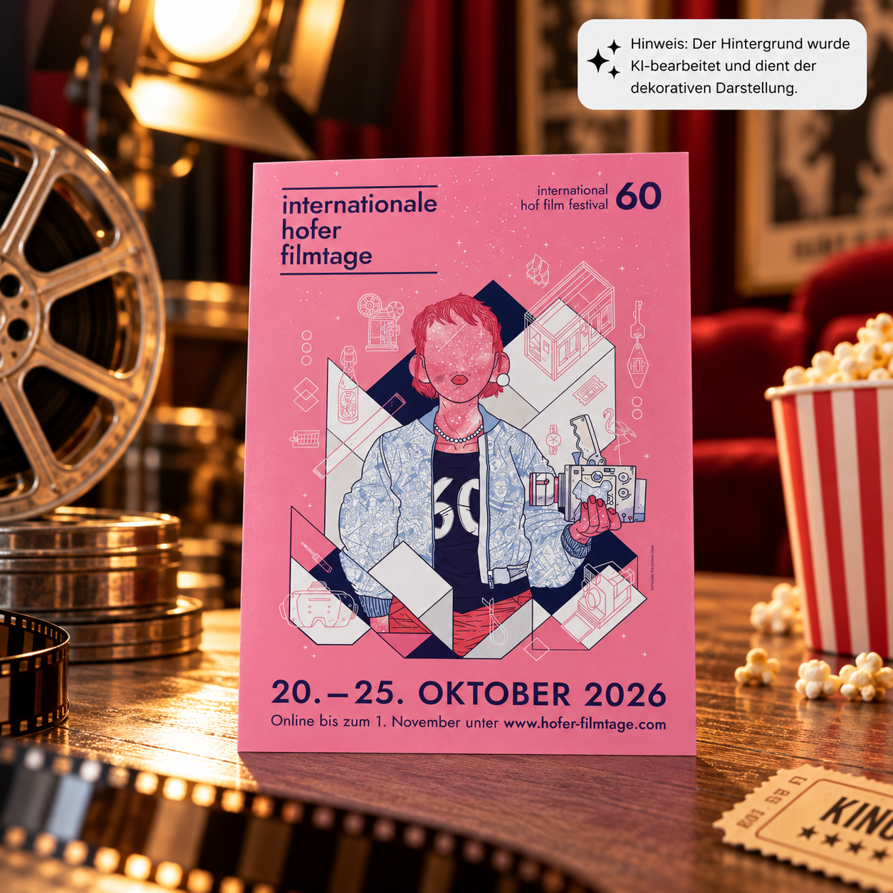 Postkarte Filmtage Jubiläum 60 Jahre